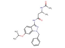 3-(acetylamino)-N-(1-benzyl-6-isopropoxy-1H-indazol-3-yl)butanamide