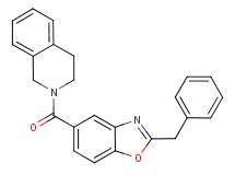 2-[(2-benzyl-1,3-benzoxazol-5-yl)carbonyl]-1,2,3,4-tetrahydroisoquinoline