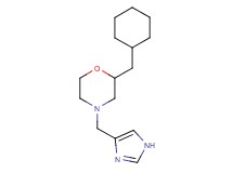 2-(cyclohexylmethyl)-4-(1H-imidazol-4-ylmethyl)morpholine