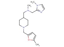 N-methyl-1-{1-[(5-methyl-2-furyl)methyl]-4-piperidinyl}-N-[(1-methyl-1H-imidazol-2-yl)methyl]methanamine