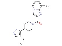 2-{[4-(4-ethyl-1H-pyrazol-5-yl)piperidin-1-yl]carbonyl}-8-methylimidazo[1,2-a]pyridine