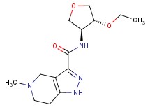 N-[(3S*,4R*)-4-ethoxytetrahydrofuran-3-yl]-5-methyl-4,5,6,7-tetrahydro-1H-pyrazolo[4,3-c]pyridine-3-carboxamide