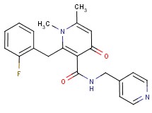 2-(2-fluorobenzyl)-1,6-dimethyl-4-oxo-N-(4-pyridinylmethyl)-1,4-dihydro-3-pyridinecarboxamide