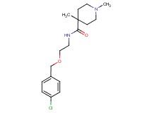 N-{2-[(4-chlorobenzyl)oxy]ethyl}-1,4-dimethylpiperidine-4-carboxamide