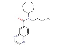 N-butyl-N-cycloheptylquinoxaline-6-carboxamide