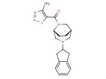 (1S*,5R*)-3-(2,3-dihydro-1H-inden-2-yl)-6-[(4-methyl-1,2,3-thiadiazol-5-yl)carbonyl]-3,6-diazabicyclo[3.2.2]nonane