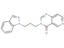 3-[3-(1H-indazol-1-yl)propyl]pyrido[4,3-d]pyrimidin-4(3H)-one
