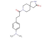8-{3-[4-(dimethylamino)phenyl]propanoyl}-2,8-diazaspiro[4.5]decan-3-one