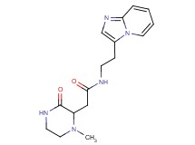 N-(2-imidazo[1,2-a]pyridin-3-ylethyl)-2-(1-methyl-3-oxo-2-piperazinyl)acetamide