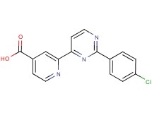 2-[2-(4-chlorophenyl)pyrimidin-4-yl]isonicotinic acid