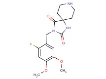 3-(2-fluoro-4,5-dimethoxybenzyl)-1,3,8-triazaspiro[4.5]decane-2,4-dione