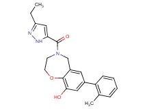 4-[(3-ethyl-1H-pyrazol-5-yl)carbonyl]-7-(2-methylphenyl)-2,3,4,5-tetrahydro-1,4-benzoxazepin-9-ol