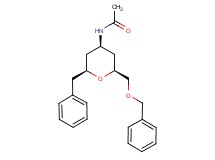 N-{(2S*,4R*,6S*)-2-benzyl-6-[(benzyloxy)methyl]tetrahydro-2H-pyran-4-yl}acetamide