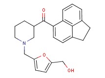 1,2-dihydro-5-acenaphthylenyl(1-{[5-(hydroxymethyl)-2-furyl]methyl}-3-piperidinyl)methanone