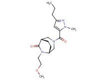 (1S*,5R*)-6-(2-methoxyethyl)-3-[(1-methyl-3-propyl-1H-pyrazol-5-yl)carbonyl]-3,6-diazabicyclo[3.2.2]nonan-7-one