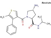(4R)-4-amino-N-isopropyl-1-[(5-methyl-4-phenyl-3-thienyl)carbonyl]-L-prolinamide