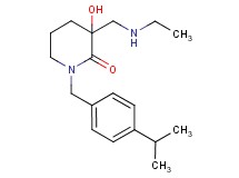 3-[(ethylamino)methyl]-3-hydroxy-1-(4-isopropylbenzyl)-2-piperidinone