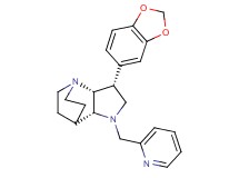 (3R*,3aR*,7aR*)-3-(1,3-benzodioxol-5-yl)-1-(pyridin-2-ylmethyl)octahydro-4,7-ethanopyrrolo[3,2-b]pyridine