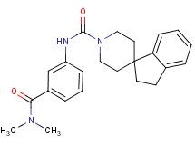 N-{3-[(dimethylamino)carbonyl]phenyl}-2,3-dihydro-1'H-spiro[indene-1,4'-piperidine]-1'-carboxamide