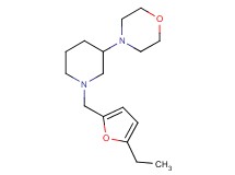 4-{1-[(5-ethyl-2-furyl)methyl]-3-piperidinyl}morpholine