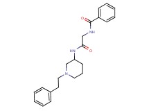 N-(2-oxo-2-{[1-(2-phenylethyl)-3-piperidinyl]amino}ethyl)benzamide
