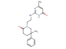 6-methyl-2-{[2-(5-methyl-2-oxo-5-phenylpiperidin-1-yl)ethyl]amino}pyrimidin-4(3H)-one