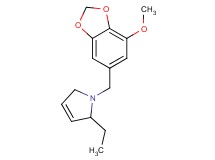 2-ethyl-1-[(7-methoxy-1,3-benzodioxol-5-yl)methyl]-2,5-dihydro-1H-pyrrole