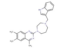 2-[4-(1H-indol-3-ylmethyl)-1,4-diazepan-1-yl]-4,6,7-trimethylquinazoline