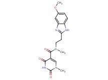 N-[2-(5-methoxy-1H-benzimidazol-2-yl)ethyl]-N,1-dimethyl-2,4-dioxo-1,2,3,4-tetrahydropyrimidine-5-carboxamide