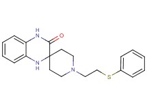 1-[2-(phenylthio)ethyl]-1',4'-dihydro-3'H-spiro[piperidine-4,2'-quinoxalin]-3'-one