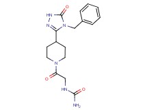 N-{2-[4-(4-benzyl-5-oxo-4,5-dihydro-1H-1,2,4-triazol-3-yl)piperidin-1-yl]-2-oxoethyl}urea