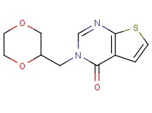3-(1,4-dioxan-2-ylmethyl)thieno[2,3-d]pyrimidin-4(3H)-one