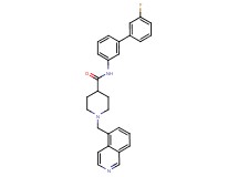 N-(3'-fluoro-3-biphenylyl)-1-(5-isoquinolinylmethyl)-4-piperidinecarboxamide