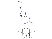 N-(1-propyl-1H-1,2,4-triazol-3-yl)-N'-(2,2,6,6-tetramethylpiperidin-4-yl)urea