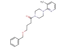 1-[4-(benzyloxy)butanoyl]-4-(3-methyl-2-pyridinyl)piperazine