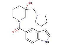 1-(1H-indol-5-ylcarbonyl)-3-(pyrrolidin-1-ylmethyl)piperidin-3-ol