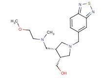 ((3R*,4R*)-1-(2,1,3-benzothiadiazol-5-ylmethyl)-4-{[(2-methoxyethyl)(methyl)amino]methyl}pyrrolidin-3-yl)methanol