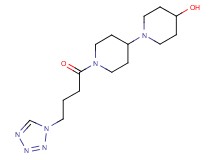 1'-[4-(1H-tetrazol-1-yl)butanoyl]-1,4'-bipiperidin-4-ol