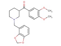 [1-(1,3-benzodioxol-4-ylmethyl)-3-piperidinyl](3,4-dimethoxyphenyl)methanone