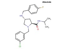 (4R)-1-(3-chlorobenzyl)-4-[(4-fluorobenzyl)amino]-N-isopropyl-L-prolinamide