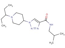 1-[1-(1-ethylpropyl)-4-piperidinyl]-N-isobutyl-1H-1,2,3-triazole-4-carboxamide