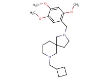 7-(cyclobutylmethyl)-2-(2,4,5-trimethoxybenzyl)-2,7-diazaspiro[4.5]decane