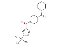 1-[(1-tert-butyl-1H-pyrrol-3-yl)carbonyl]-4-(1-piperidinylcarbonyl)piperidine