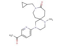 4-(5-acetylpyridin-2-yl)-9-(cyclopropylmethyl)-1-methyl-1,4,9-triazaspiro[5.6]dodecan-10-one