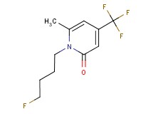 1-(4-fluorobutyl)-6-methyl-4-(trifluoromethyl)pyridin-2(1H)-one