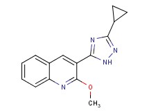 3-(3-cyclopropyl-1H-1,2,4-triazol-5-yl)-2-methoxyquinoline