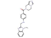 4-(5,6-dihydroimidazo[1,5-a]pyrazin-7(8H)-ylcarbonyl)-N-[(1-methyl-1H-benzimidazol-2-yl)methyl]aniline