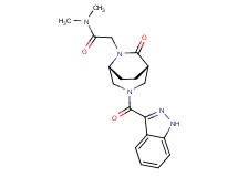 2-[(1S*,5R*)-3-(1H-indazol-3-ylcarbonyl)-7-oxo-3,6-diazabicyclo[3.2.2]non-6-yl]-N,N-dimethylacetamide