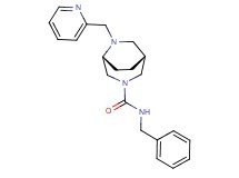 (1R*,5R*)-N-benzyl-6-(2-pyridinylmethyl)-3,6-diazabicyclo[3.2.2]nonane-3-carboxamide