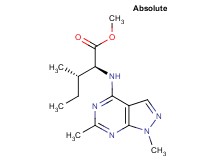 methyl N-(1,6-dimethyl-1H-pyrazolo[3,4-d]pyrimidin-4-yl)-L-isoleucinate